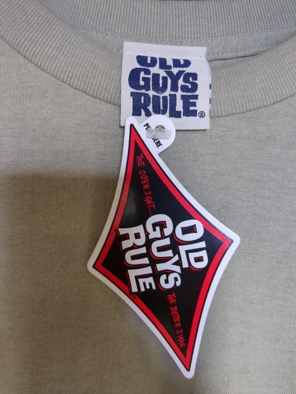 L Vintage Old Guys Rule Tee Shirt - Picture 3 of 8
